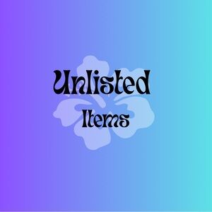 Unlisted Items Listing During Live Shows